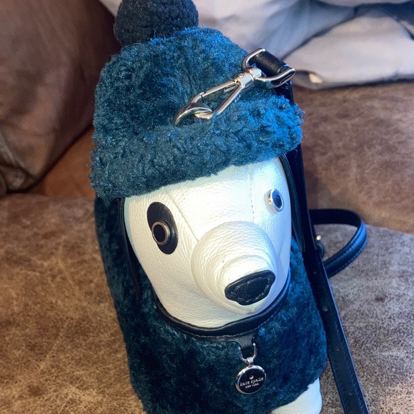 Kate Spade (RARE) Cute Dog-Shaped Handbag with Black Strap - Picture 2 of 11